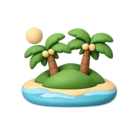 Cocos Islands 3D icon