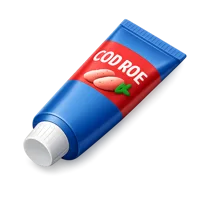 Cod Roe Tube 3D icon