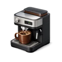 Brown Coffee Machine 3D icon
