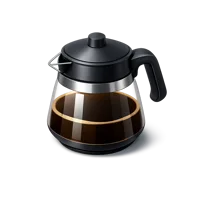Brown Coffee Pot 3D icon