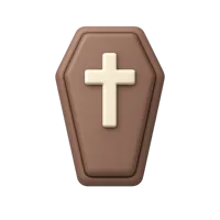 Coffin 3D icon