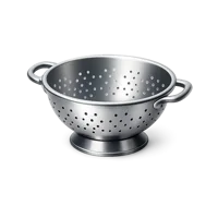 Blue Colander 3D icon