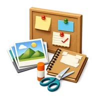 Collage 3D icon