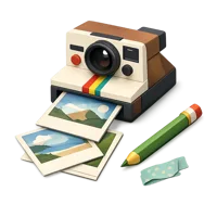 Collage Art 3D icon