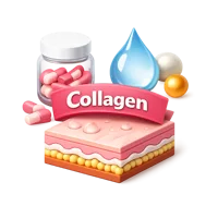 Collagen 3D icon