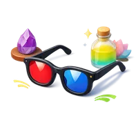 Color Therapy Glasses 3D icon