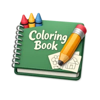 Coloring Book 3D icon
