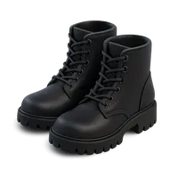 Combat Boots in Black 3D icon