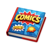 Comic Book 3D icon