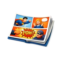 Comic Strip 3D icon