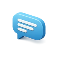 Comment 3D icon