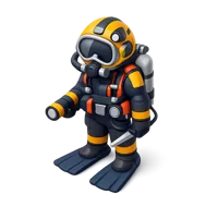 Commercial Diver 3D icon