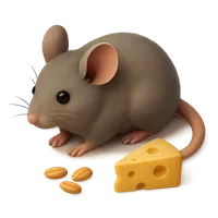 Common House Mouse 3D icon