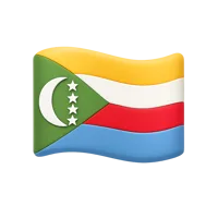 Comoros 3D icon