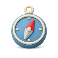Compass 3D icon