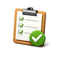 Complete 3D icon