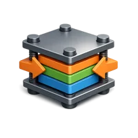 Compression Cube 3D icon