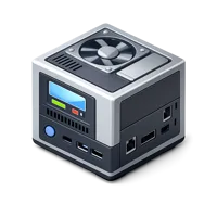 Computer Cube 3D icon
