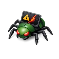 Computer Virus 3D icon