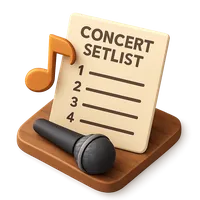Concert Setlist 3D icon