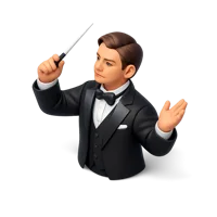 Conductor 3D icon
