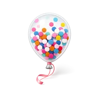 Confetti Balloon 3D icon
