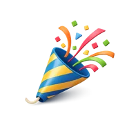 Confetti Popper 3D icon