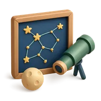 Constellation Chart 3D icon