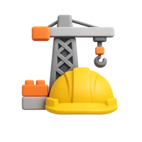 Construction 3D icon