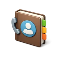 Contact 3D icon