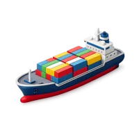 Container Ship 3D icon