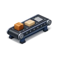 Conveyor Belt 3D icon