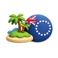 Cook Islands 3D icon