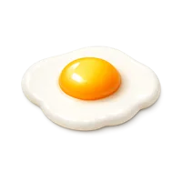Cooked Egg 3D icon