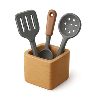 Cooking Utensil Set 3D icon