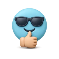 Cool Button 3D icon