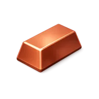 Copper 3D icon