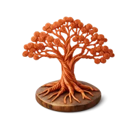 Copper Wire Tree 3D icon