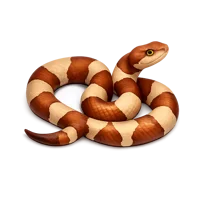 Copperhead Snake 3D icon