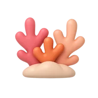 Coral 3D icon