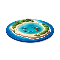 Coral Atoll 3D icon