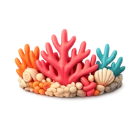 Coral Crown 3D icon