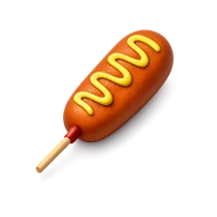 Corn Dog 3D icon