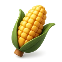 Corn on the Cob 3D icon