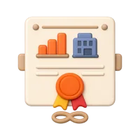 Corporate Bond 3D icon