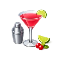 Cosmopolitan Cocktail 3D icon
