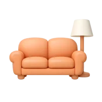Couch Lamp 3D icon