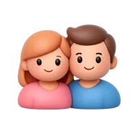 Couple 3D icon