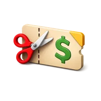 Coupon Clip 3D icon