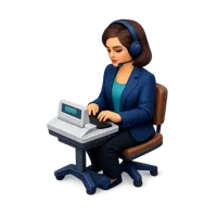 Court Reporter 3D icon